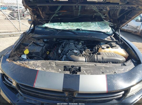 2C3CDXKT9KH617725 2019 DODGE CHARGER Black უკანა ხედი