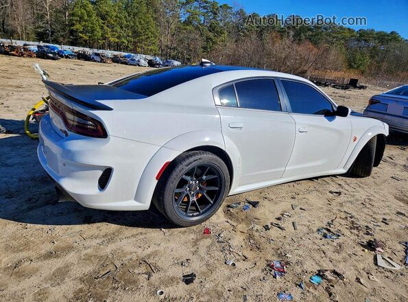 2C3CDXL92MH589885 2021 DODGE CHARGER White Trasero derecho