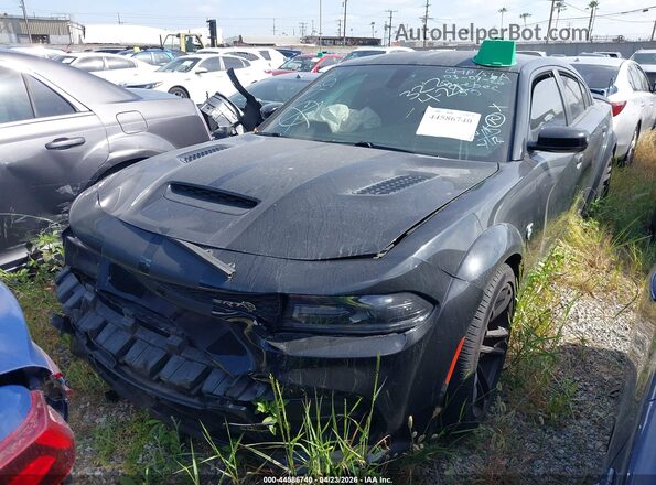 2C3CDXL94MH585935 2021 DODGE CHARGER Black Przód lewy