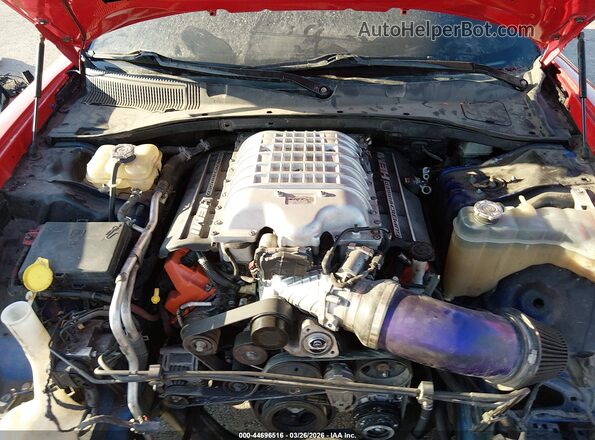 2C3CDXL95JH335129 2018 DODGE CHARGER Red უკანა ხედი
