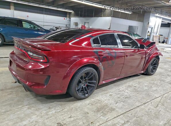 2C3CDXL96MH580381 2021 DODGE CHARGER Maroon Задня права чверть