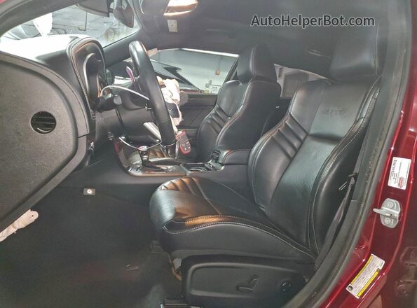 2C3CDXL96MH580381 2021 DODGE CHARGER Maroon Вид салону спереду
