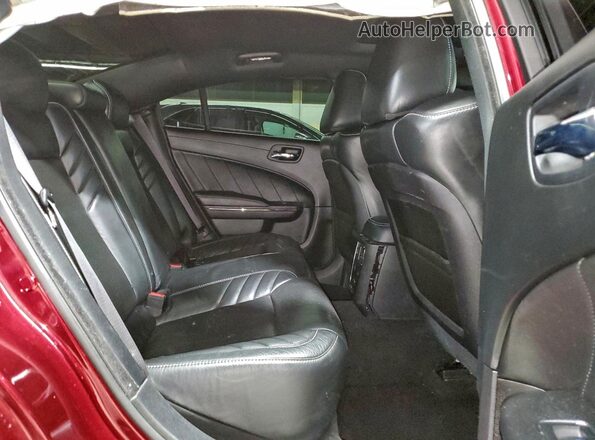 2C3CDXL96MH580381 2021 DODGE CHARGER Maroon Вид задніх сидінь