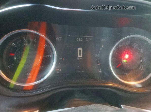 2C3CDZAG1GH278949 2016 DODGE CHALLENGER Red Instrument cluster view