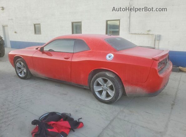 2C3CDZAG1GH278949 2016 DODGE CHALLENGER Red Rear left