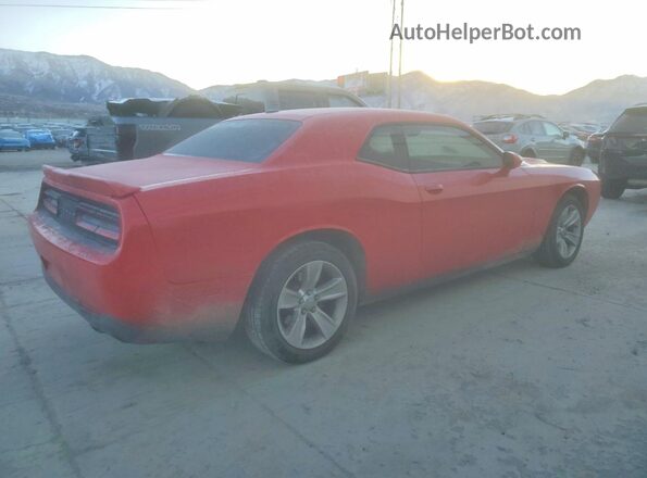 2C3CDZAG1GH278949 2016 DODGE CHALLENGER Red Rear right