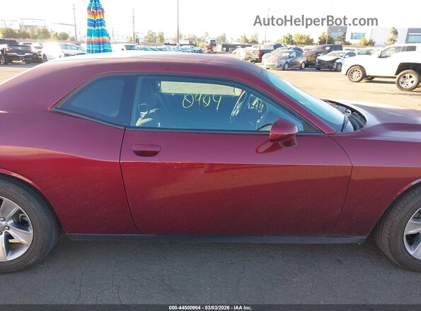 2C3CDZAG2KH750889 2019 DODGE CHALLENGER Maroon Вид задньої частини салону