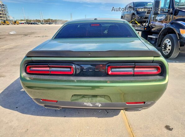 2C3CDZAG2NH238456 2022 DODGE CHALLENGER Green Rear view