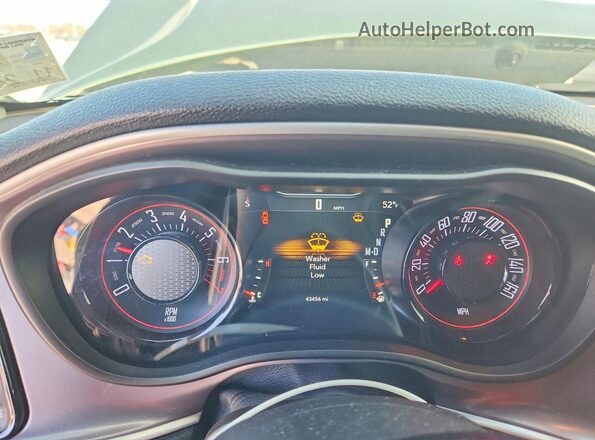 2C3CDZAG2NH238456 2022 DODGE CHALLENGER Green Instrument cluster view