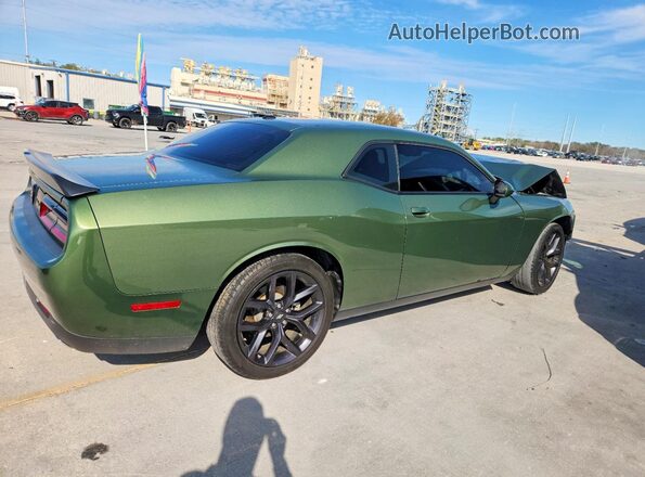 2C3CDZAG2NH238456 2022 DODGE CHALLENGER Green Rear right