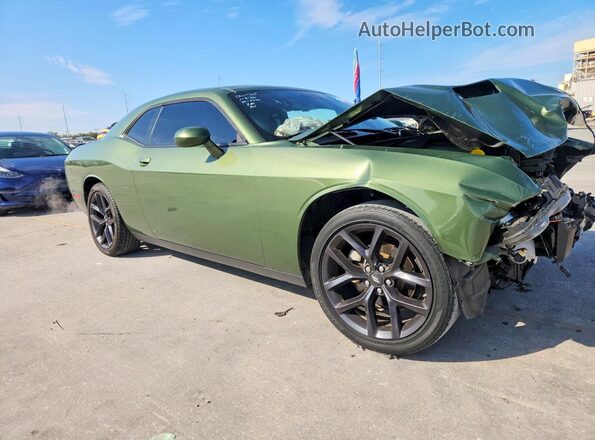 2C3CDZAG2NH238456 2022 DODGE CHALLENGER Green Front right
