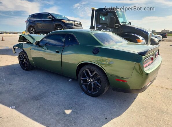 2C3CDZAG2NH238456 2022 DODGE CHALLENGER Green Rear left