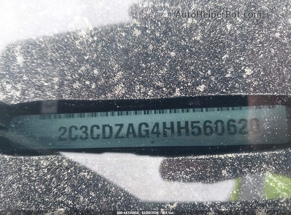 2C3CDZAG4HH560620 2017 DODGE CHALLENGER Black 