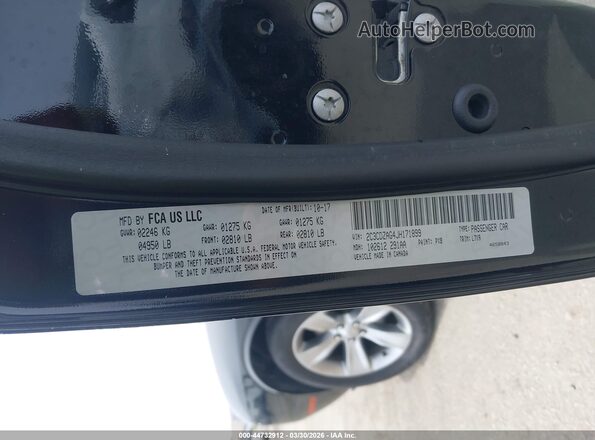 2C3CDZAG4JH171899 2018 DODGE CHALLENGER Black Engine compartment view