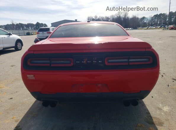 2C3CDZAG6JH325187 2018 DODGE CHALLENGER Красный Вид сзади