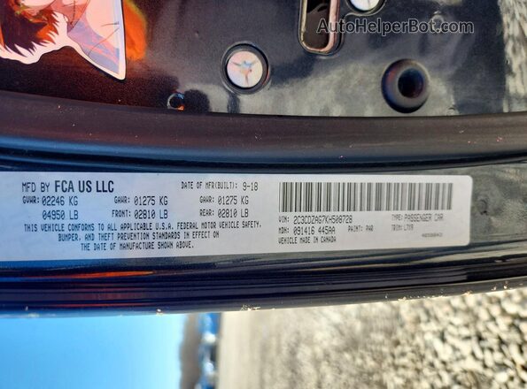 2C3CDZAG7KH508728 2019 DODGE CHALLENGER Blue 