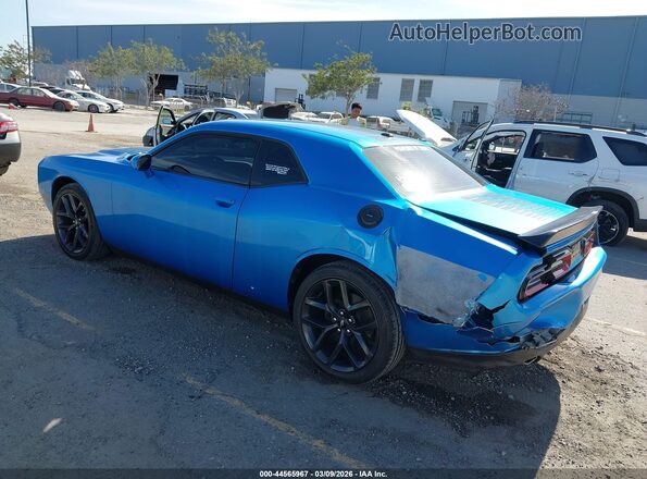 2C3CDZAG8KH632894 2019 DODGE CHALLENGER Синий Задняя левая четверть