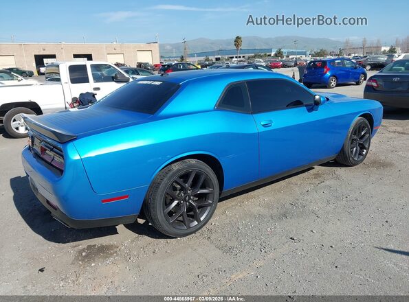 2C3CDZAG8KH632894 2019 DODGE CHALLENGER Синий Задняя правая четверть