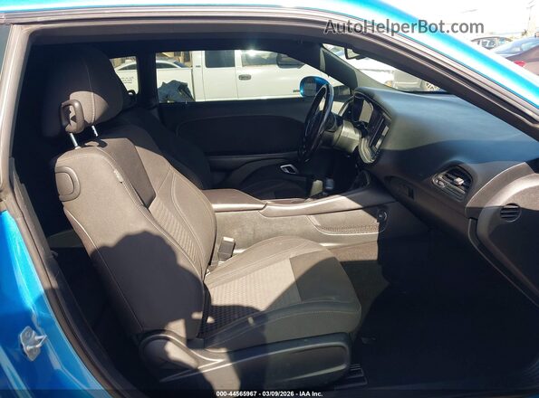 2C3CDZAG8KH632894 2019 DODGE CHALLENGER Синий Вид салона спереди