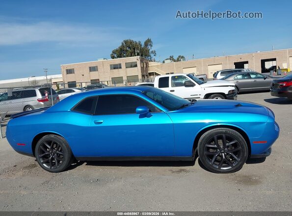 2C3CDZAG8KH632894 2019 DODGE CHALLENGER Синий Вид задней части салона