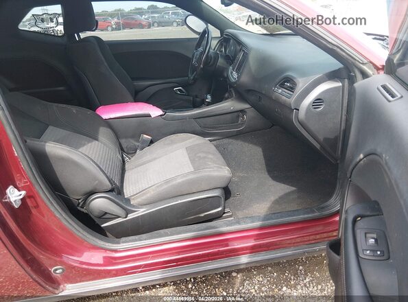 2C3CDZAG8KH744580 2019 DODGE CHALLENGER Burgundy Front interior view