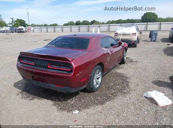 2C3CDZAG8KH744580 2019 DODGE CHALLENGER Burgundy Rear right