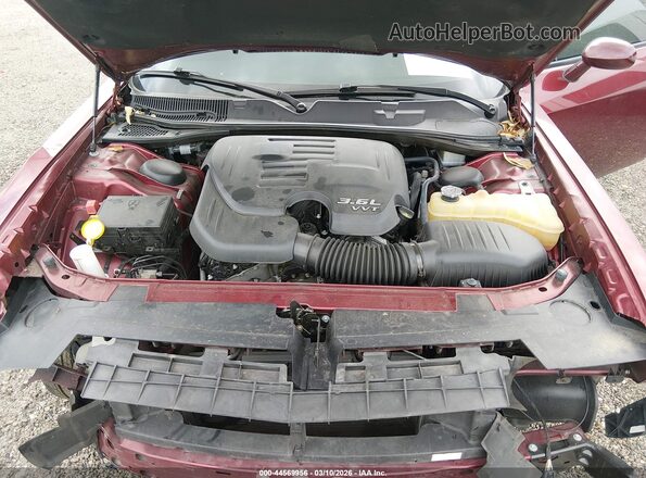 2C3CDZAG8KH744580 2019 DODGE CHALLENGER Burgundy Rear view