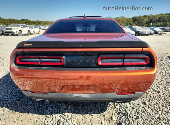 2C3CDZAG8LH214644 2020 DODGE CHALLENGER Orange Rear view