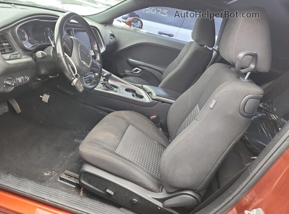 2C3CDZAG8LH214644 2020 DODGE CHALLENGER Orange Front interior view