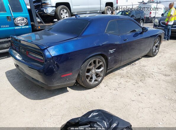2C3CDZAGXGH315349 2016 DODGE CHALLENGER Синий Задняя правая четверть