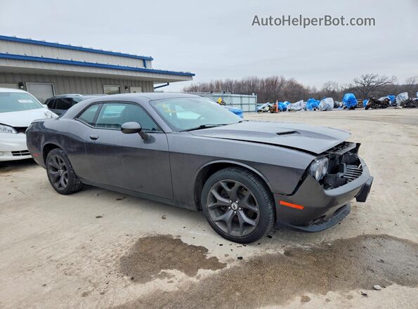 2C3CDZAGXJH339609 2018 DODGE CHALLENGER Gray Przód prawy