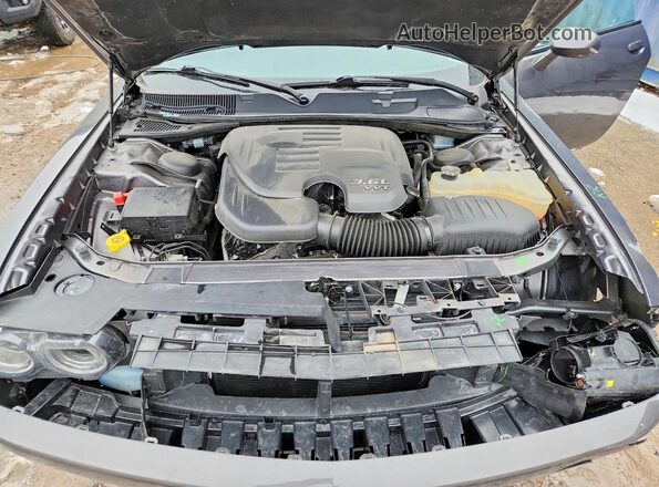 2C3CDZAGXJH339609 2018 DODGE CHALLENGER Gray Widok wnętrza z tyłu