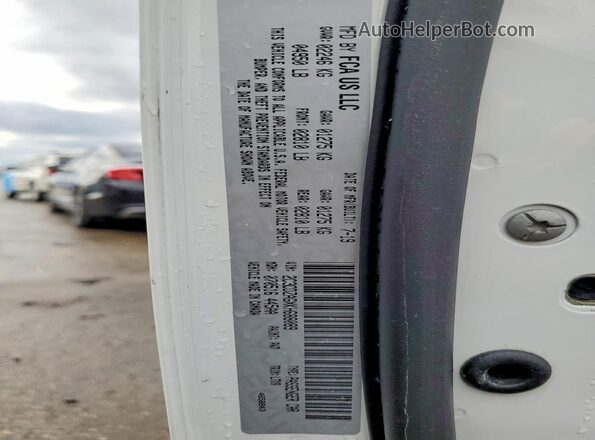 2C3CDZAGXKH688089 2019 DODGE CHALLENGER White 