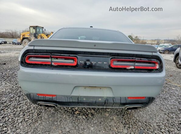 2C3CDZAGXMH516728 2021 DODGE CHALLENGER Gray უკანა ხედი