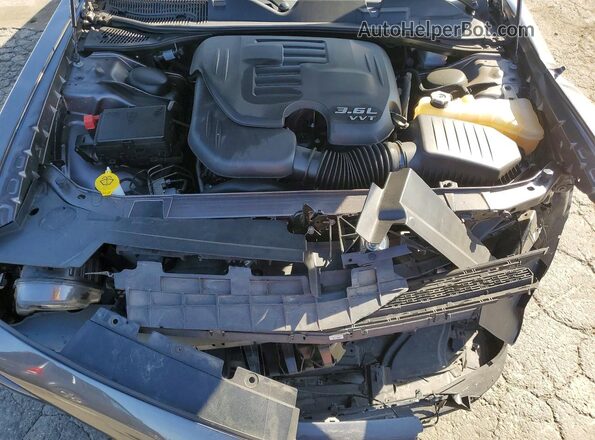 2C3CDZAGXNH151789 2022 DODGE CHALLENGER Charcoal უკანა სალონის ხედი