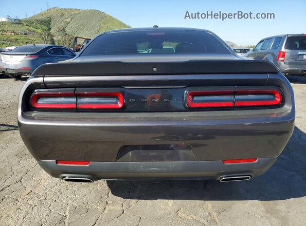 2C3CDZAGXNH151789 2022 DODGE CHALLENGER Charcoal უკანა ხედი