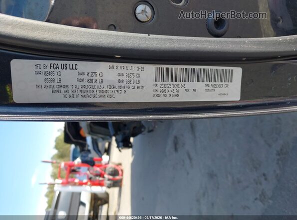 2C3CDZBT0KH616491 2019 DODGE CHALLENGER Черный 