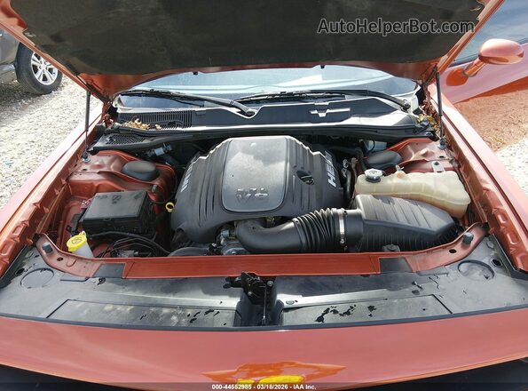 2C3CDZBT0NH144054 2022 DODGE CHALLENGER Orange Vista trasera