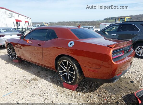2C3CDZBT0NH144054 2022 DODGE CHALLENGER Orange Trasero izquierdo