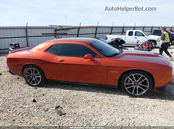 2C3CDZBT0NH144054 2022 DODGE CHALLENGER Orange Vista interior de 360 grados