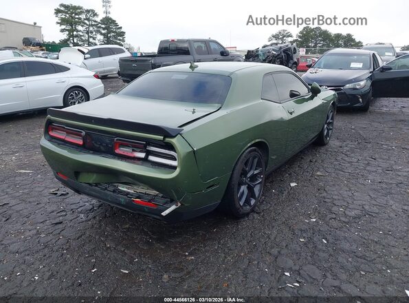 2C3CDZBT4NH233822 2022 DODGE CHALLENGER Green უკანა მარჯვენა