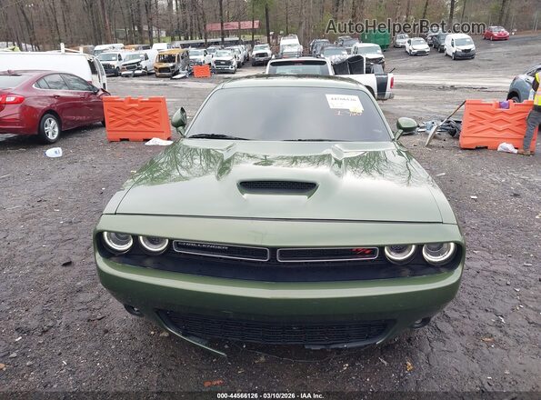 2C3CDZBT4NH233822 2022 DODGE CHALLENGER Green ხელსაწყოთა პანელის ხედი