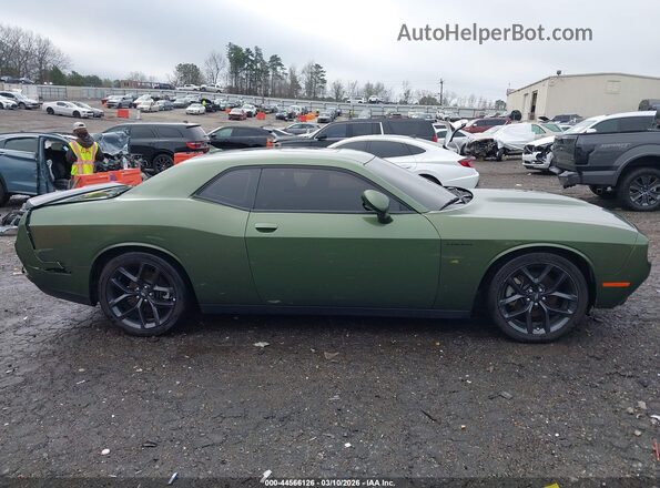 2C3CDZBT4NH233822 2022 DODGE CHALLENGER Green უკანა სალონის ხედი