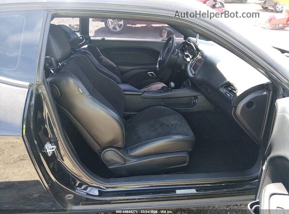 2C3CDZBT7MH558947 2021 DODGE CHALLENGER Black წინა სალონის ხედი