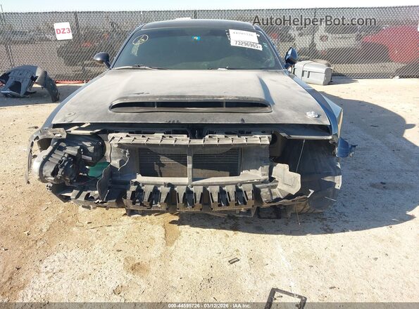 2C3CDZBTXKH659638 2019 DODGE CHALLENGER Black წინა ხედი