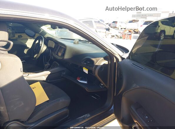 2C3CDZBTXKH659638 2019 DODGE CHALLENGER Black წინა სალონის ხედი