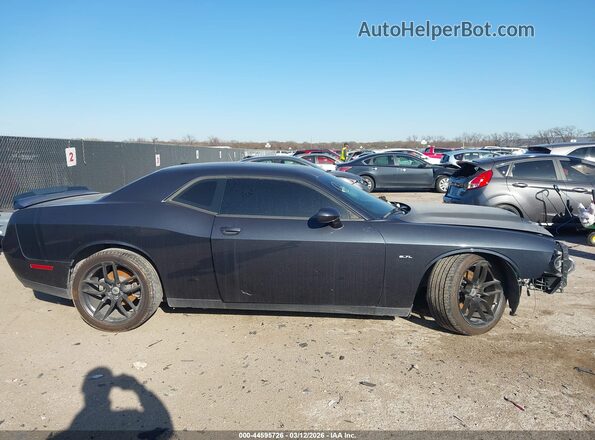 2C3CDZBTXKH659638 2019 DODGE CHALLENGER Black უკანა სალონის ხედი