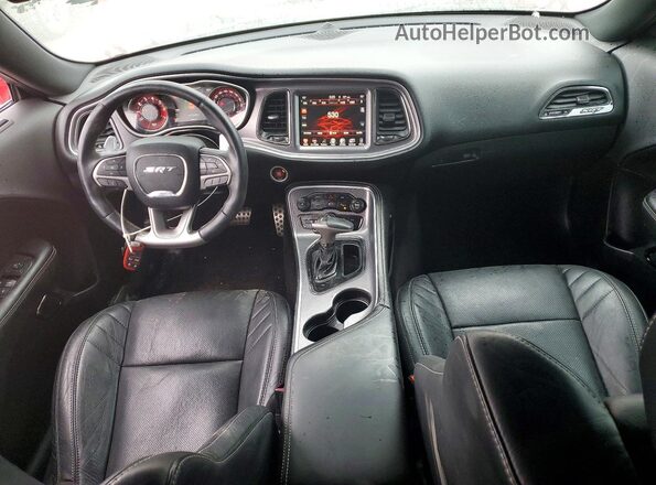 2C3CDZC93GH152882 2016 DODGE CHALLENGER Red Widok deski rozdzielczej