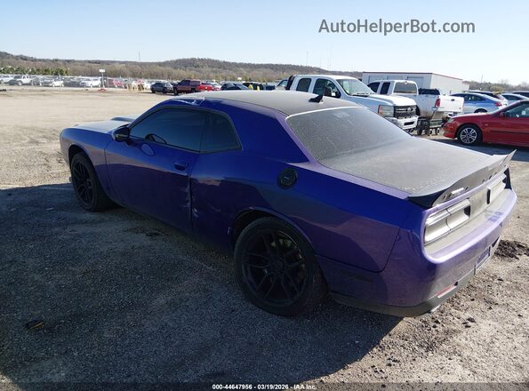 2C3CDZFJ0KH545401 2019 DODGE CHALLENGER Purple Задня ліва чверть