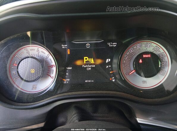2C3CDZFJ0KH545401 2019 DODGE CHALLENGER Purple Вид задніх сидінь